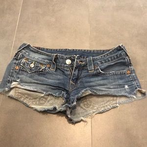 True Religion Joey Cut-off shorts